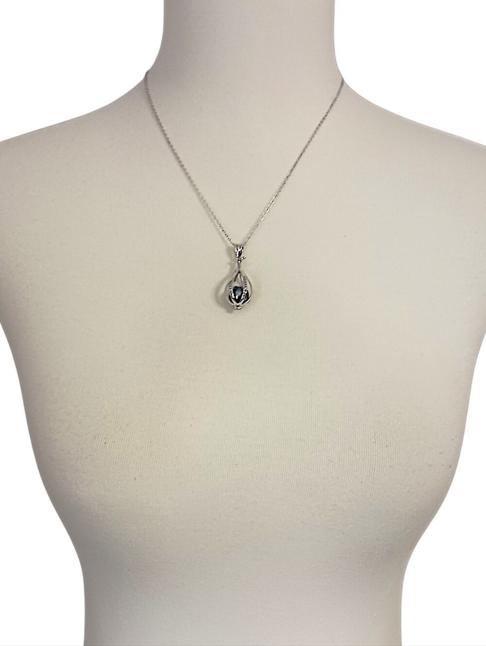 Sterling Silver South Sea Tahitian Pearl Pendant Golden Black Interchangeable - Picture 4 of 16